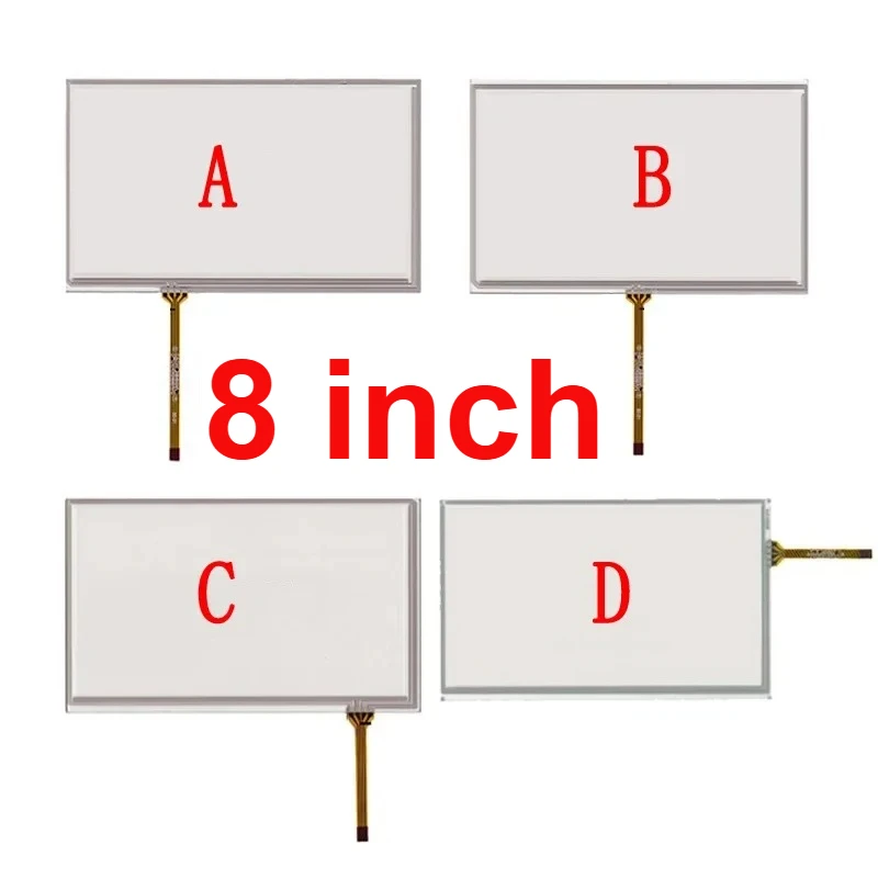 

NEW 8inch 4lines Pioneer Resistive Touch Screen for 192mm*116mm GPS Touch Screen Digitizer Panel Repair Replacement 8inch Tablet