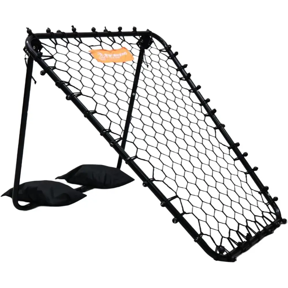 

All-Sport Adjustable Rebounder with Sandbags: Portable Basketball, Baseball, Volleyball, and Soccer Net - 3x2.5ft