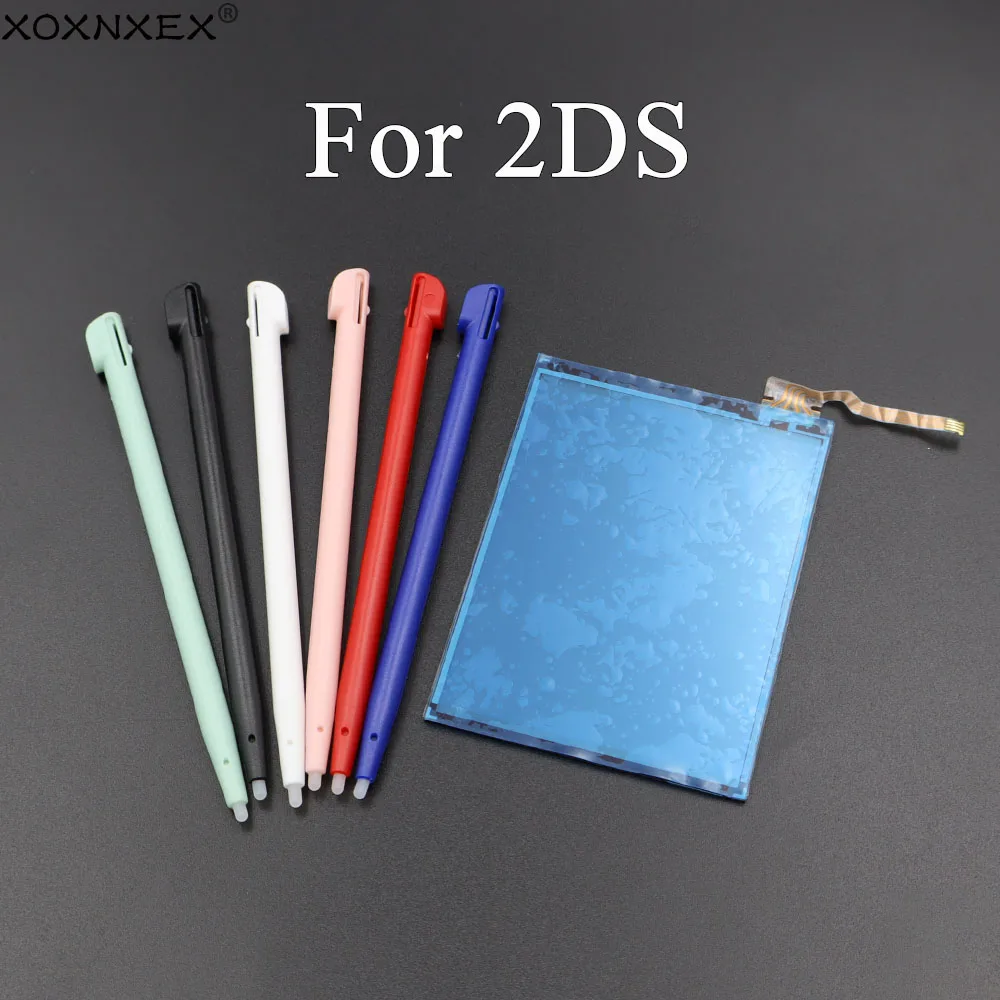 1 conjunto para console de jogos 2ds, caneta sensível ao toque e tela sensível ao toque, digitalizador, peça de reparo fácil de substituição