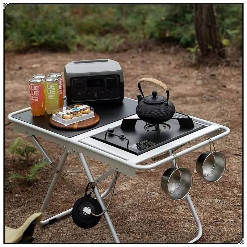 Outdoor Folding Table Camping Tea Table Portable Aluminum Alloy Llightweight Tactical Tables Quick Opening Barbecue Table New