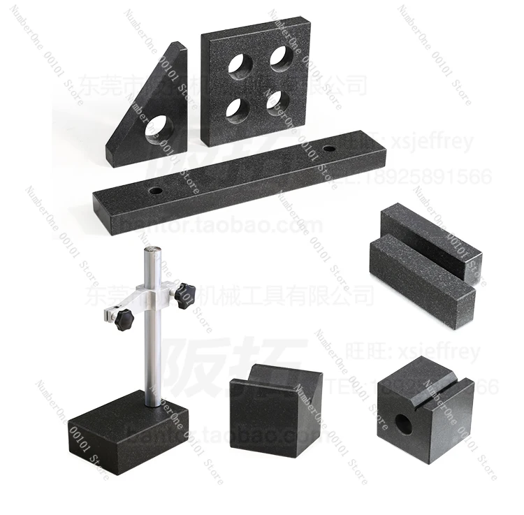 Marble V-block V-frame V-type measuring table Square box 00-level scribing inspection Measurement inspection Cast iron