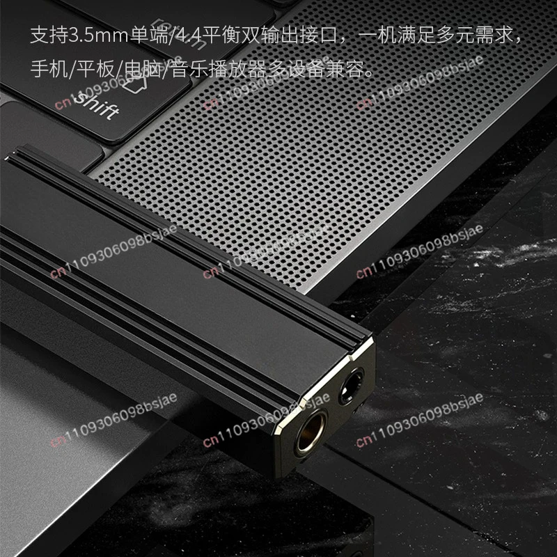 FiiO JadeAudio KA3 Type C 3.5/4.4 Jack Earphone USB DAC Amplifier DSD512 Audio Cable for Android iOS Mac Windows