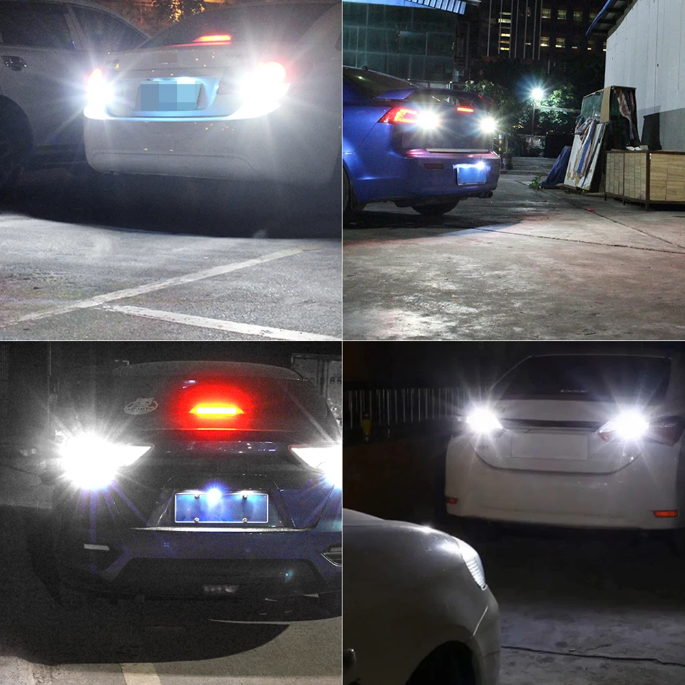 2 قطعة LED عكس ضوء لمبة مصباح W16W T15 لكيا K2 K3 K4 K5 سبورتاج الأطياف 5 أوبتيما ريو فورتي سيدونا سورينتو سول روندو نيرو