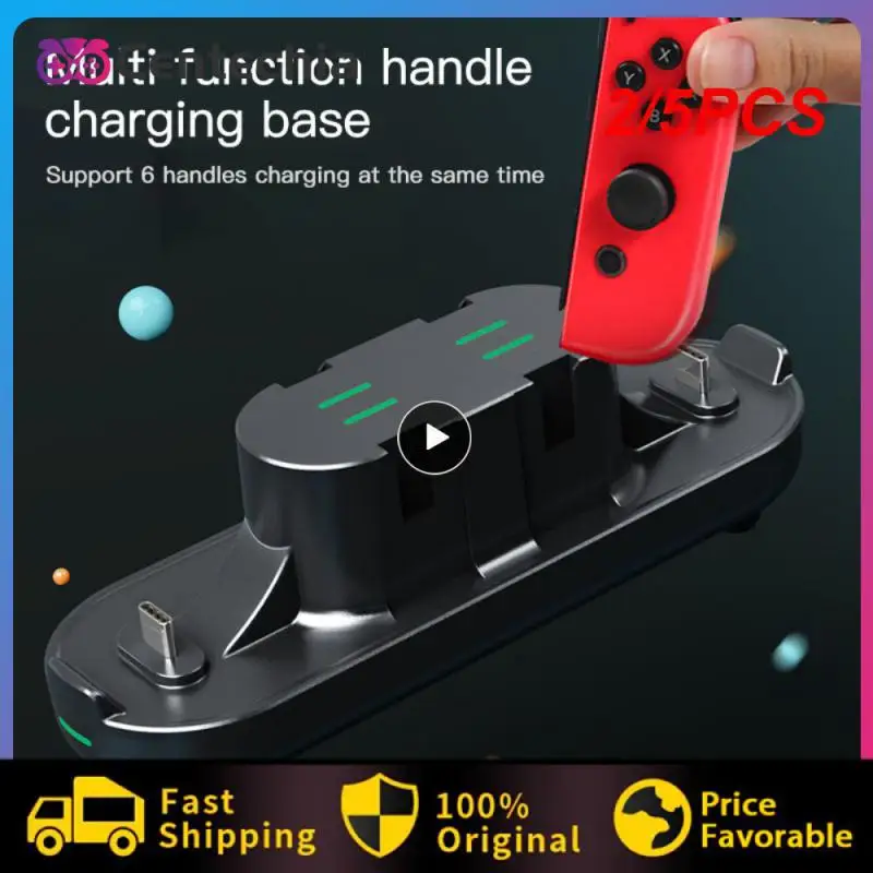 

2/5PCS in 1 Charging Dock for Switch Console Gamepad Charger Dock Station for PS5 Series X S Controller Joycon