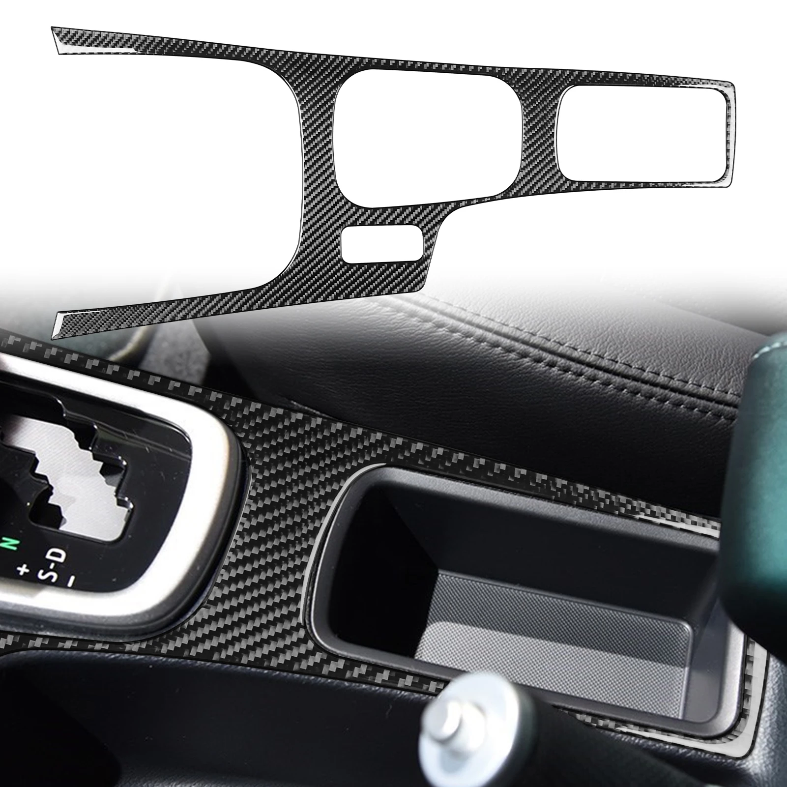 Per Toyota Hilux 2015-2021 in fibra di carbonio controllo centrale pannello del cambio copertura Trim accessori interni auto adesivi decorativi