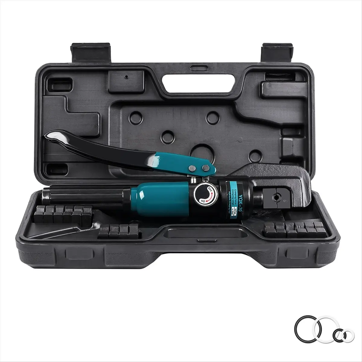 ABVD 4-70mm² Hydraulic Crimping Pliers PressureHome Hydraulic Tool Hand Operated DIY Cable Terminal Cordless CrimpingPliers,A