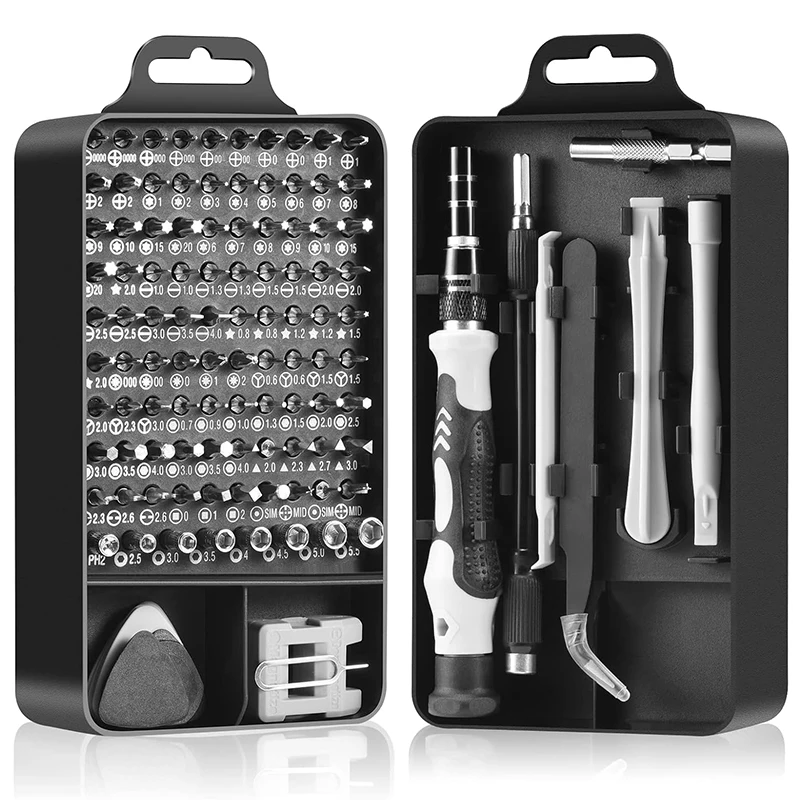 115 In 1 Precision Screwdriver Set Electronic Repair Hand Tools for iPhone iPad Phones Tablet Game Console DIY Disassembly Kit