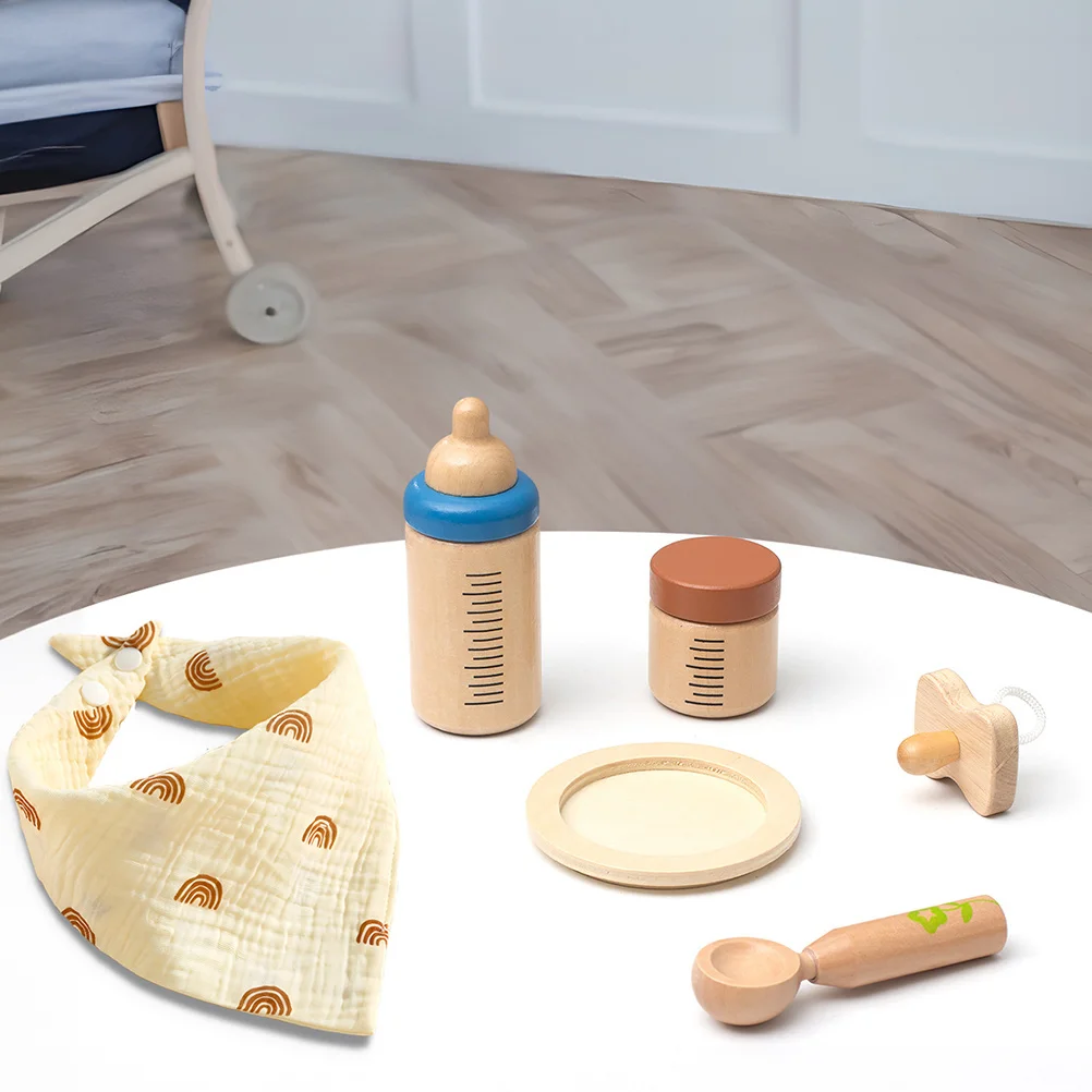 

Игрушки для кормления из бутылочки, ролевые игры, игрушки, другие образовательные деревянные детские реквизиты для девочек и малышей