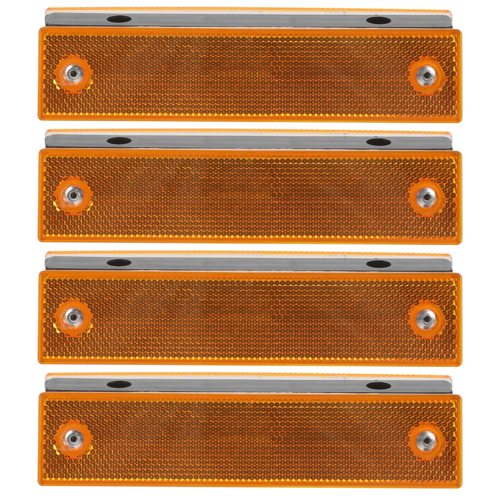 4 шт. прямоугольные деликатесы, светоотражающие дорожные маркеры для шоссе, подъездной дороги, ограждение, тротуар, безопасные двухсторонние отражатели