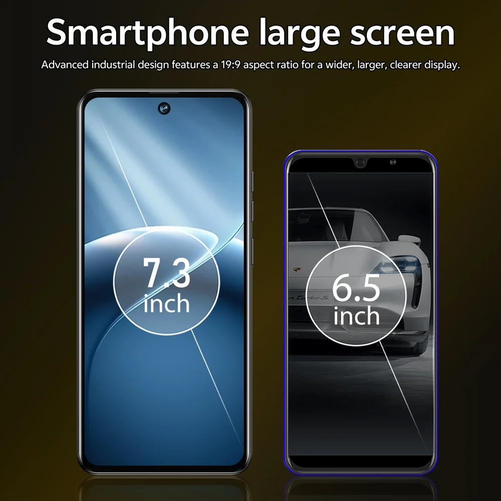 K-Touch Smartphone 5G C27 Ultra Mobile Phones Android Cell Phone Face Unlock 22GB+2TB Smartphone 7.3inch HD 5G Dual SIM 8000mAh Battery Mobile Phone