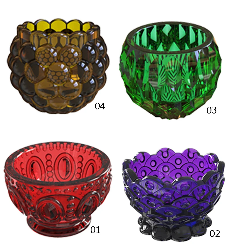 Embossed Silicone Mold for Jewelry Making - Potted Succulent Plant Design Epoxy Resin Craft Mold for Storage Box Bowl Candlestic