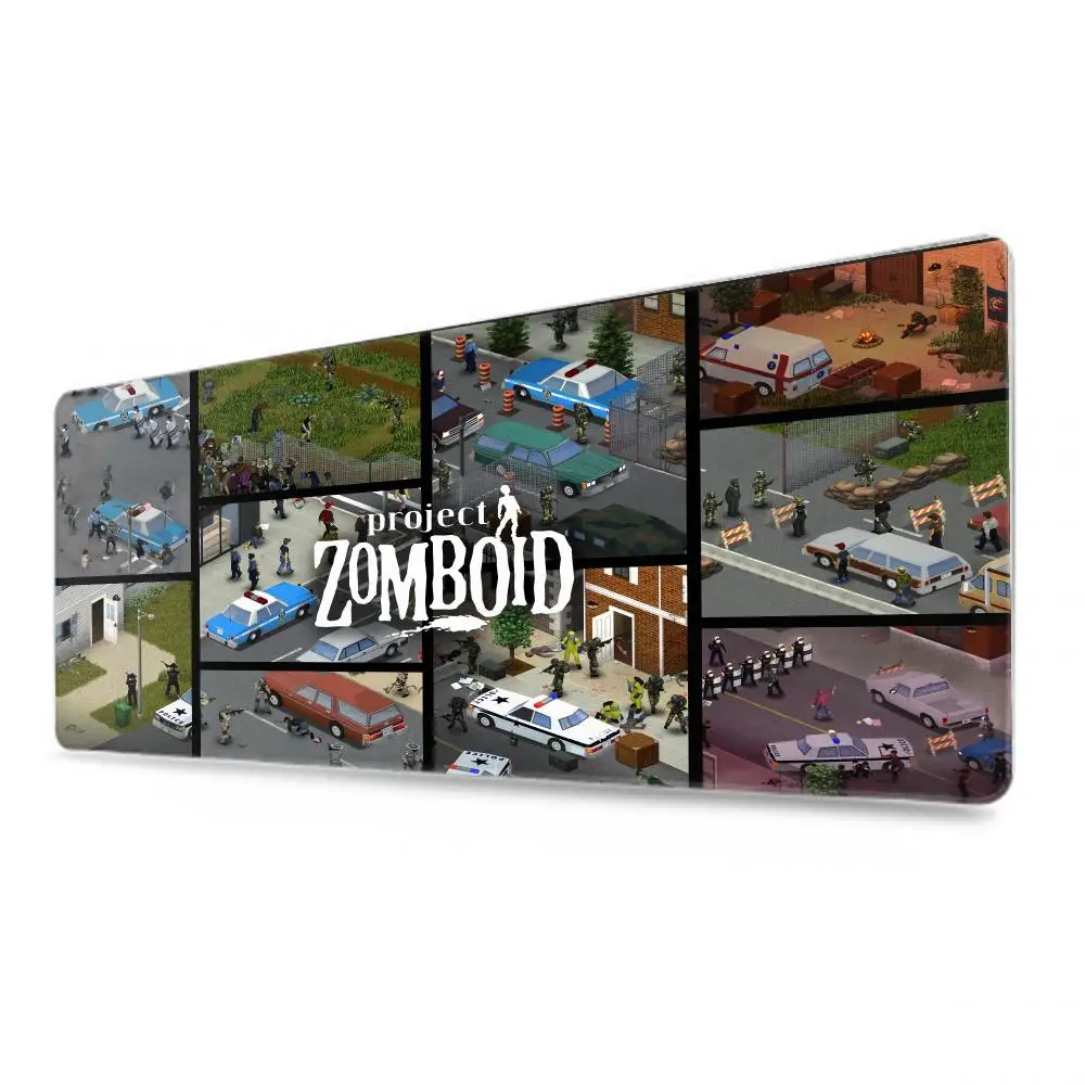 Game Project Zomboid Mouse Pad Tablet mouse Pad Laptop xl desktop mate, cute HD Rainbow Gaming keyboard pad, Player, 90x40