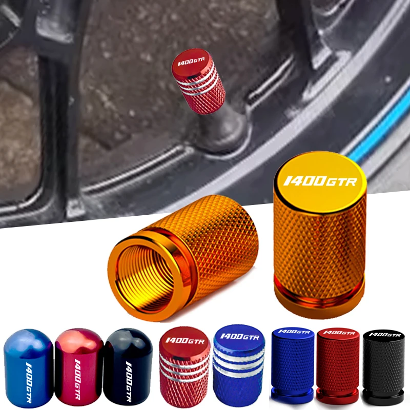 2pcs Motorcycle Wheel Tire Rim Valve Stem Caps Covers Universal for Kawasaki GTR 1400 GTR1400 CONCOURS 2024 2021 Accessories