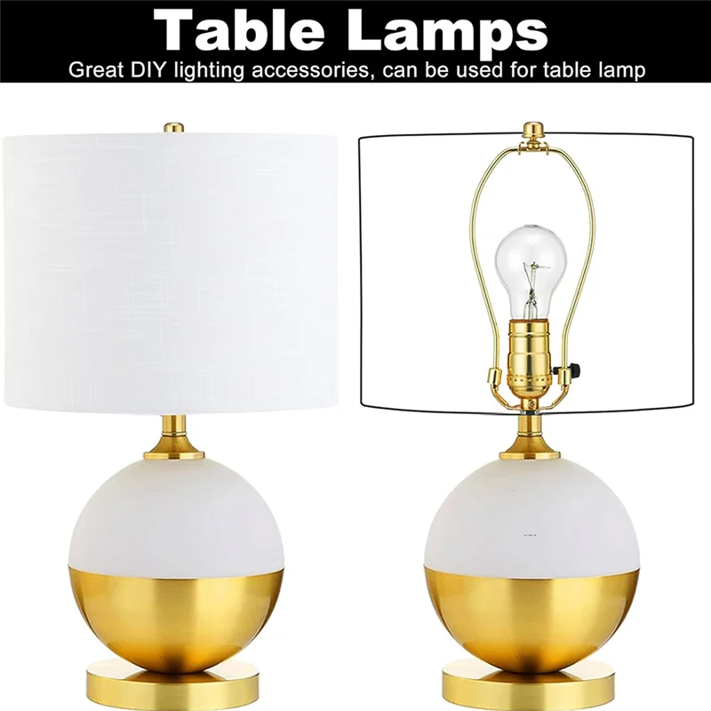 B23B 2 حزمة غطاء مصباح القيثارة حامل ضوء لمبة كليب محول يتضمن أجهزة توصيل نهائية وعاكس الضوء للاستبدال #2