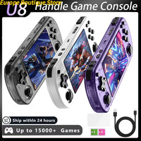 U8 Retro Handheld Video Game Console 4 Inch IPS Screen Linux System 64GB 128GB Portable Pocket Video Player Boy's Game PSP GBA