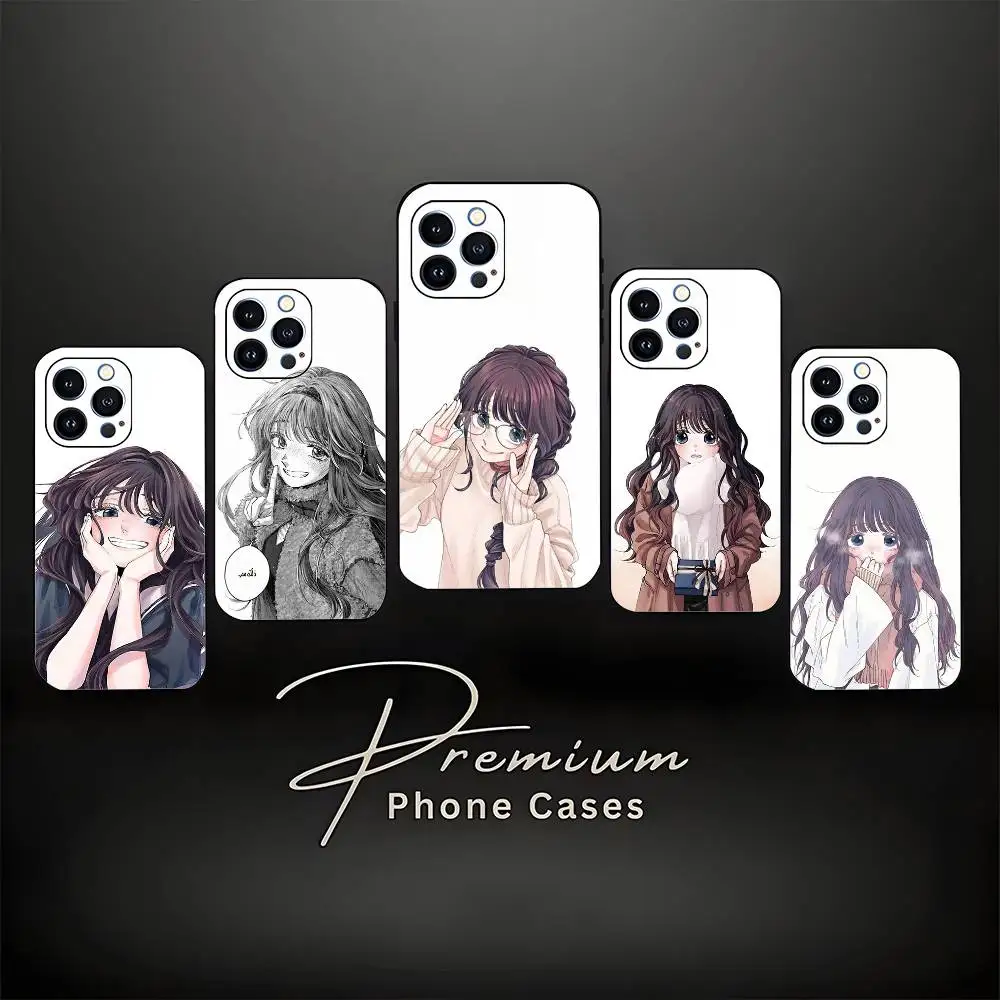 حافظة هاتف K-Kaoru Hana Wa Rin To Saku لهاتف iPhone 17,16,15,14,13,12,11,Pro Max,XS,X,XR,SE,Mini,8,7,غطاء أسود من السيليكون الناعم