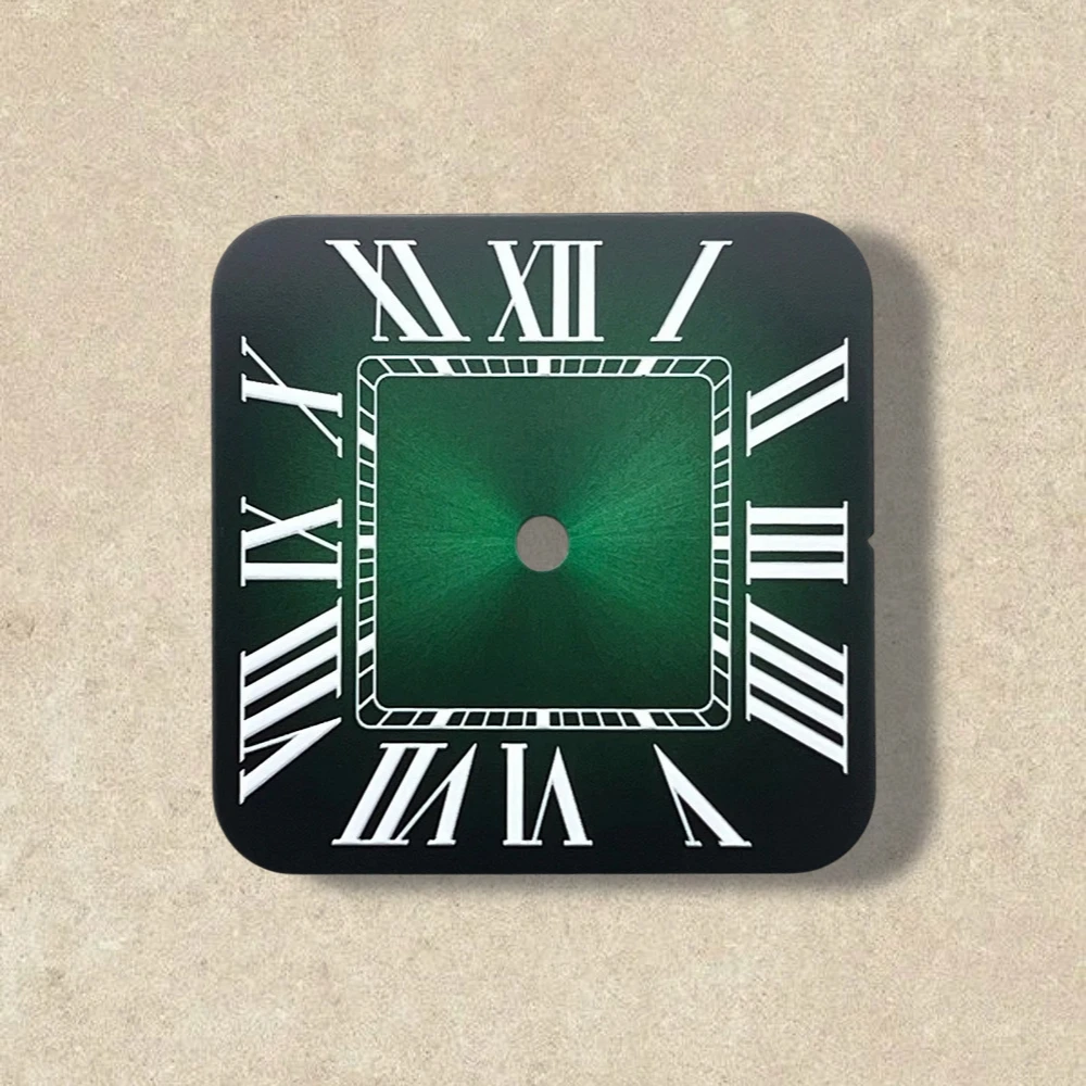 27mm S Logo Rome Dial Fit NH35/NH36/4R/7S Japan Movement No Luminous Watch Modification Accessories 3/3.8/4O'clock