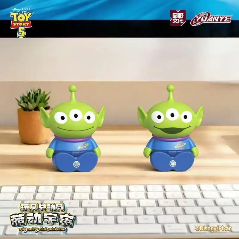 Authentic YUANYE Toy Story 5Cute Universe Blind Box Figures Woody Buzz Lightyear Birthday Gift Cute Desktop Ornament Set view 4