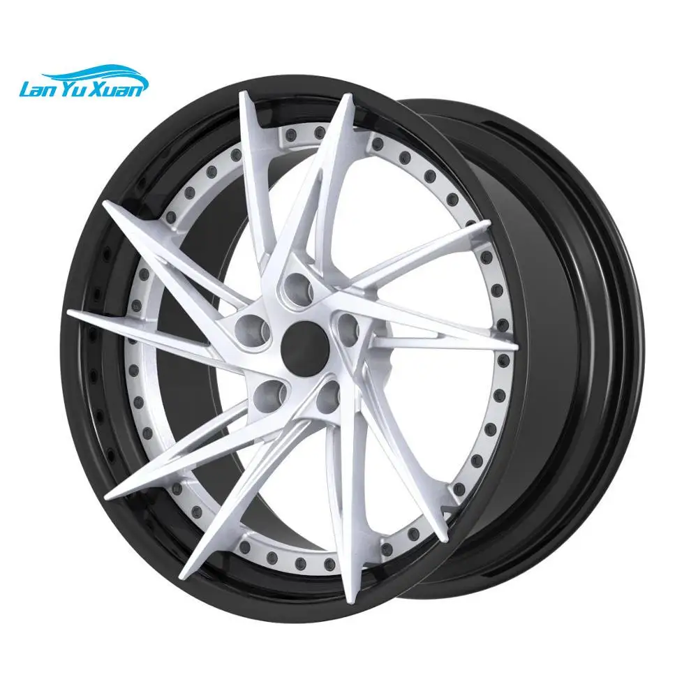 Aviation aluminum 6061-T6 car wheel 5x114.3 forged car wheels