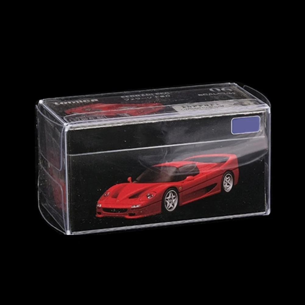 

50PCS Display Case Clear Toy Car Model Display Boxes 1:64 Toys Car PVC Protector Box Case Display Box for Hot-Wheels Dustproof