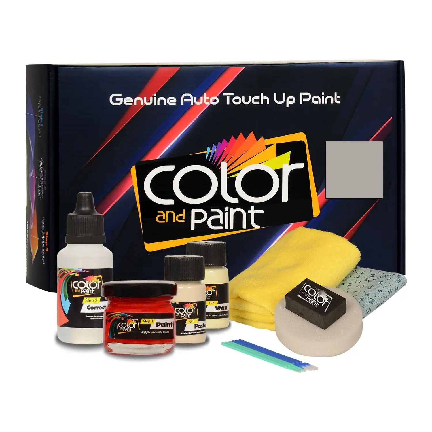 Color and Paint compatible with Cadillac Automotive Touch Up Paint - SHALE GREY MET - WA130B - Basic Care