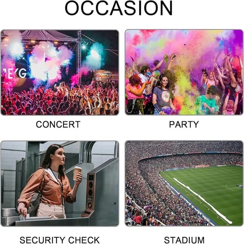 Clear Crossbody Purse Bag, Clear Bag Stadium Approved with Clear Purse for Stadium Events Clear Messenger Bag for Men and Women