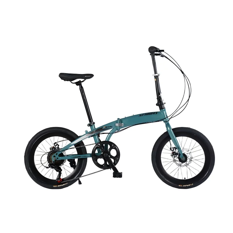 Hot Selling Fashion 7-Speed Children's Folding City Bicycle Steel Fork & Ordinary Pedal the Market's Choice