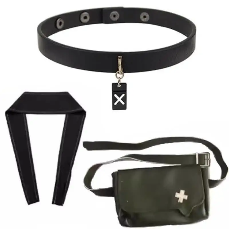 NieR Automata collier 9S accessoires de Cosplay YoRHa No. 9 Type S tour de cou pendentif sac de messager sac à bandoulière Patch pour les yeux masque pour les yeux