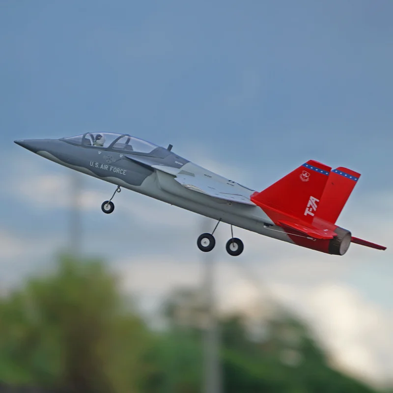 Xfly جديد Rc 64 مللي متر سلسلة القناة T-7a النسر الأحمر المدرب التحكم عن بعد نموذج PNP 4S نموذج طائرة كهربائية لعبة التدريب المبتدئين
