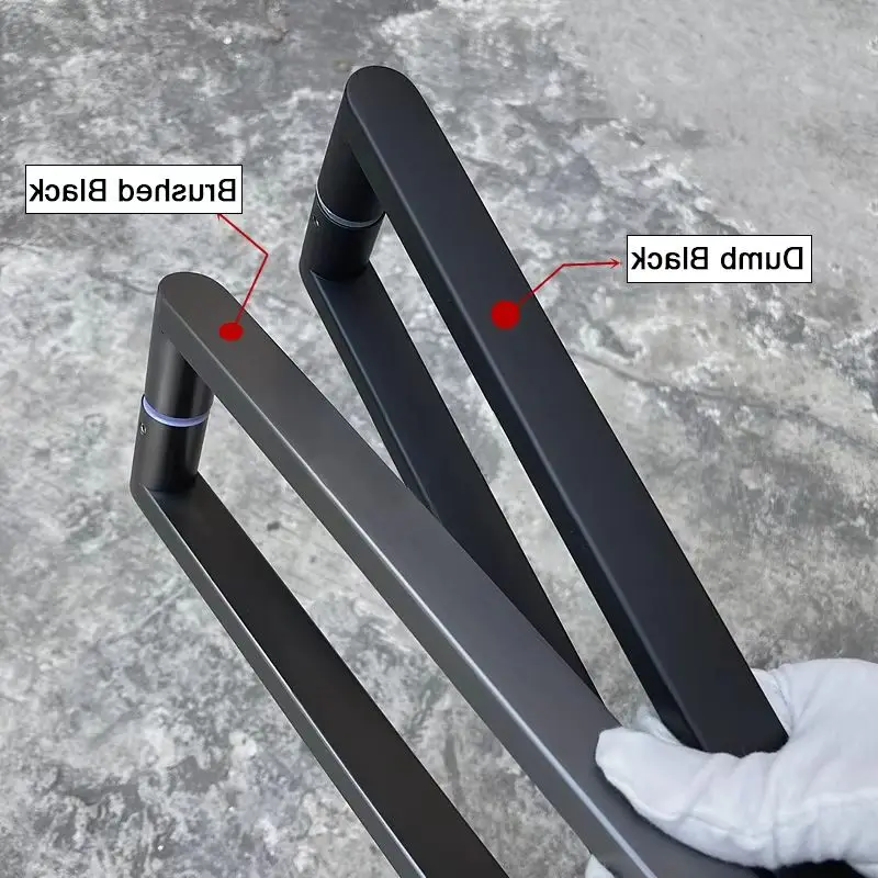 

Brand New 1Pair 304 Stainless Steel Shower Sliding Door Handles Pair Mount Glass Door Pulls Handles Chrome/Black/Gold
