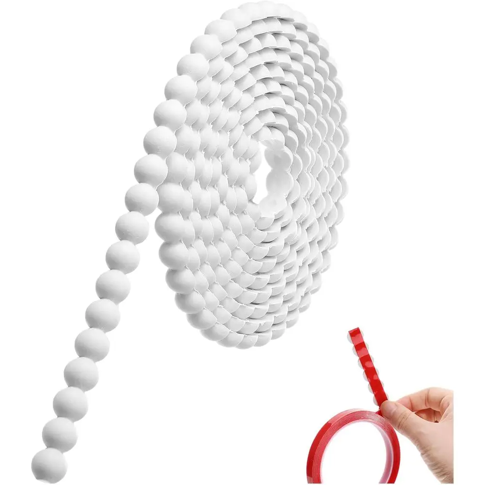 

Белая декоративная наклейка-молдинг из жемчужных бусин длиной 20 футов для стен, зеркал, фартуков, потолков и краев шкафов (сделай сам)