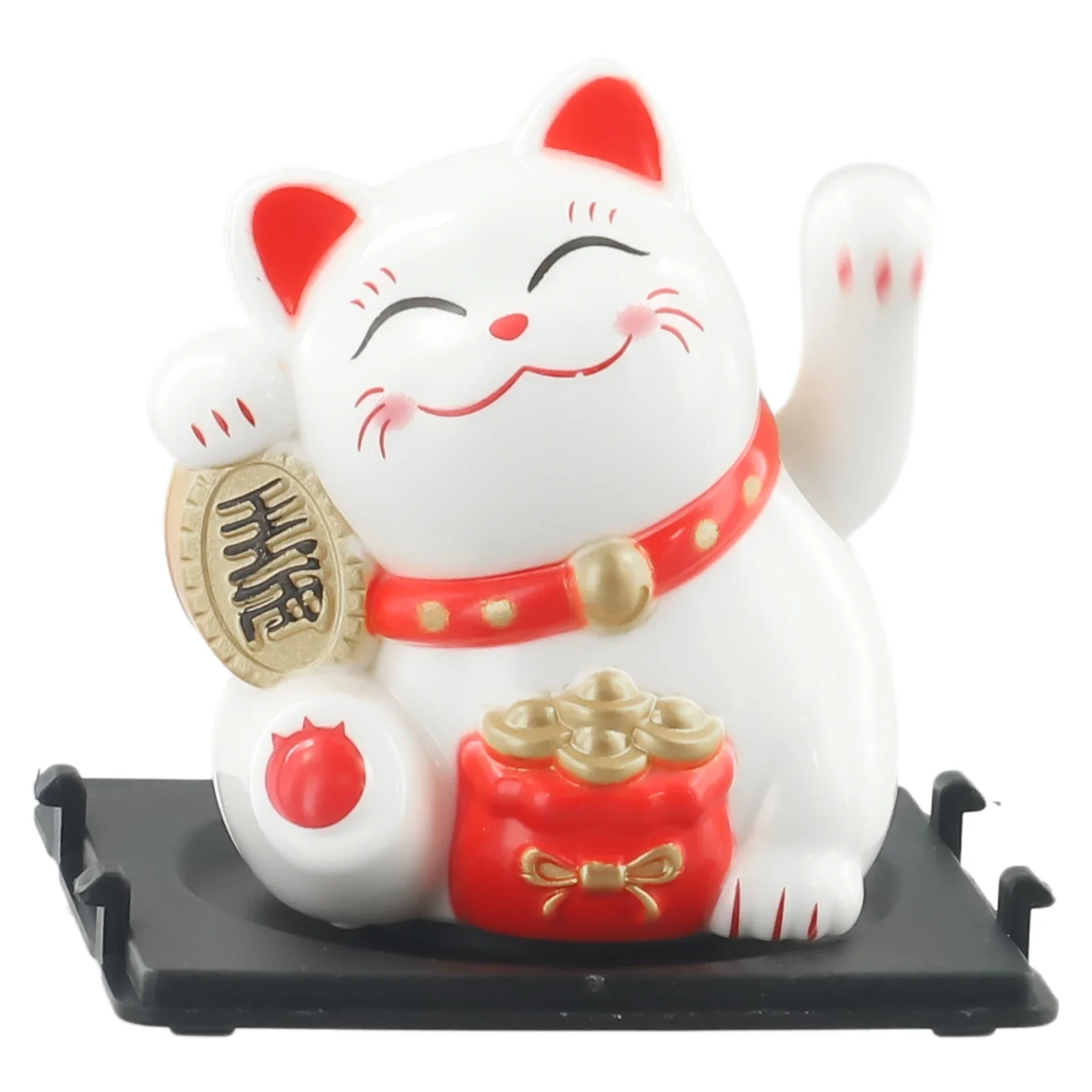 1 Piece Classic Beckoning Lucky Cat Character Boom Chinese Style Wealth Feng Shui Home Hotel Decoration Crafts