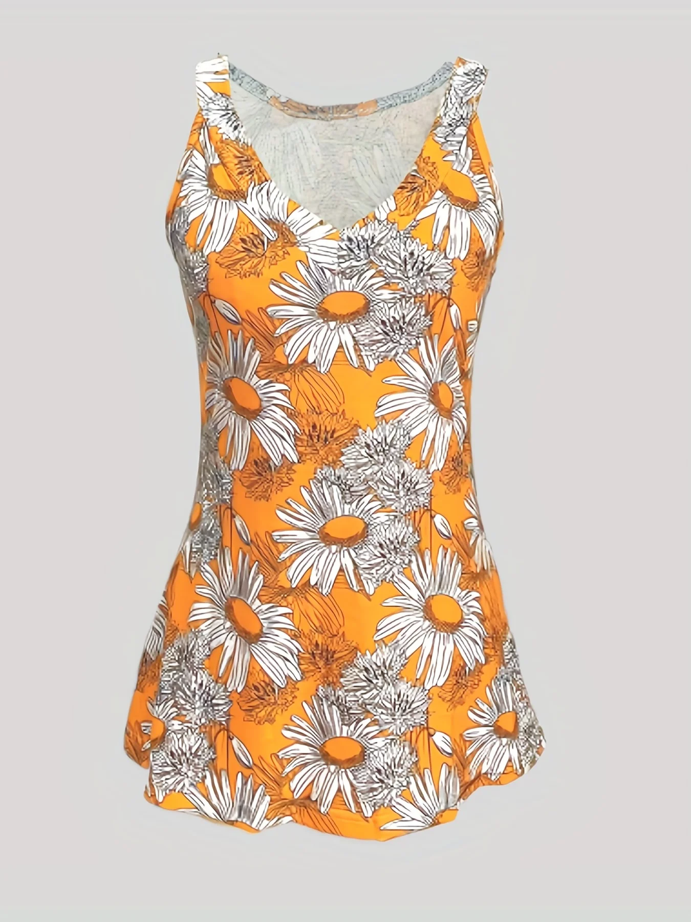 Women's Elegant Summer New V-Neck Printed Tank Top Summer Vacation Daily Work Casual Camisole