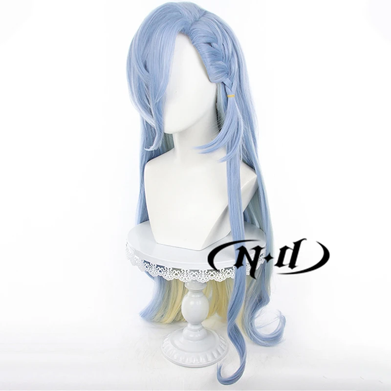 شعر مستعار لعبة ND عكسي 37 تأثيري لحفلة الهالوين المصورة ، شعر مستعار اصطناعي مقاوم للحرارة ، #5