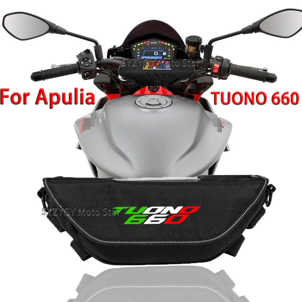 

For Aprilia TUONO660 Tuono 660 Motorcycle Bag Outdoor Convenient Tool Storage Navigation Handlebar Storage Bag navigation