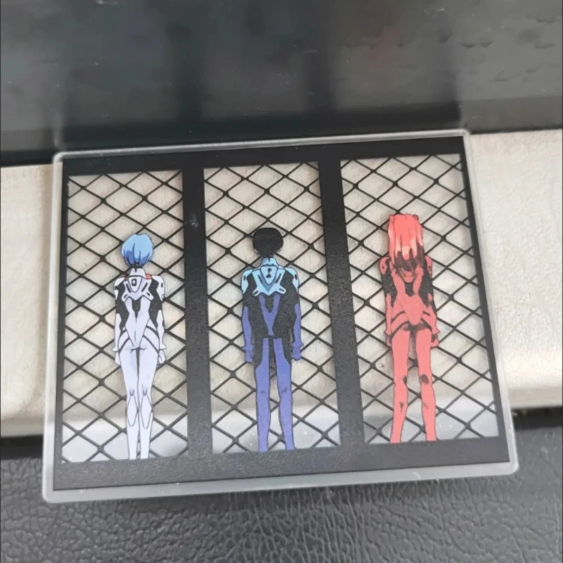 신세기 에반게리온 아야나미 레이 아스카 랭글리 소류 크리 에이 티브 맞춤형 애니메이션 주변 장치 아크릴 투명 카드 사진