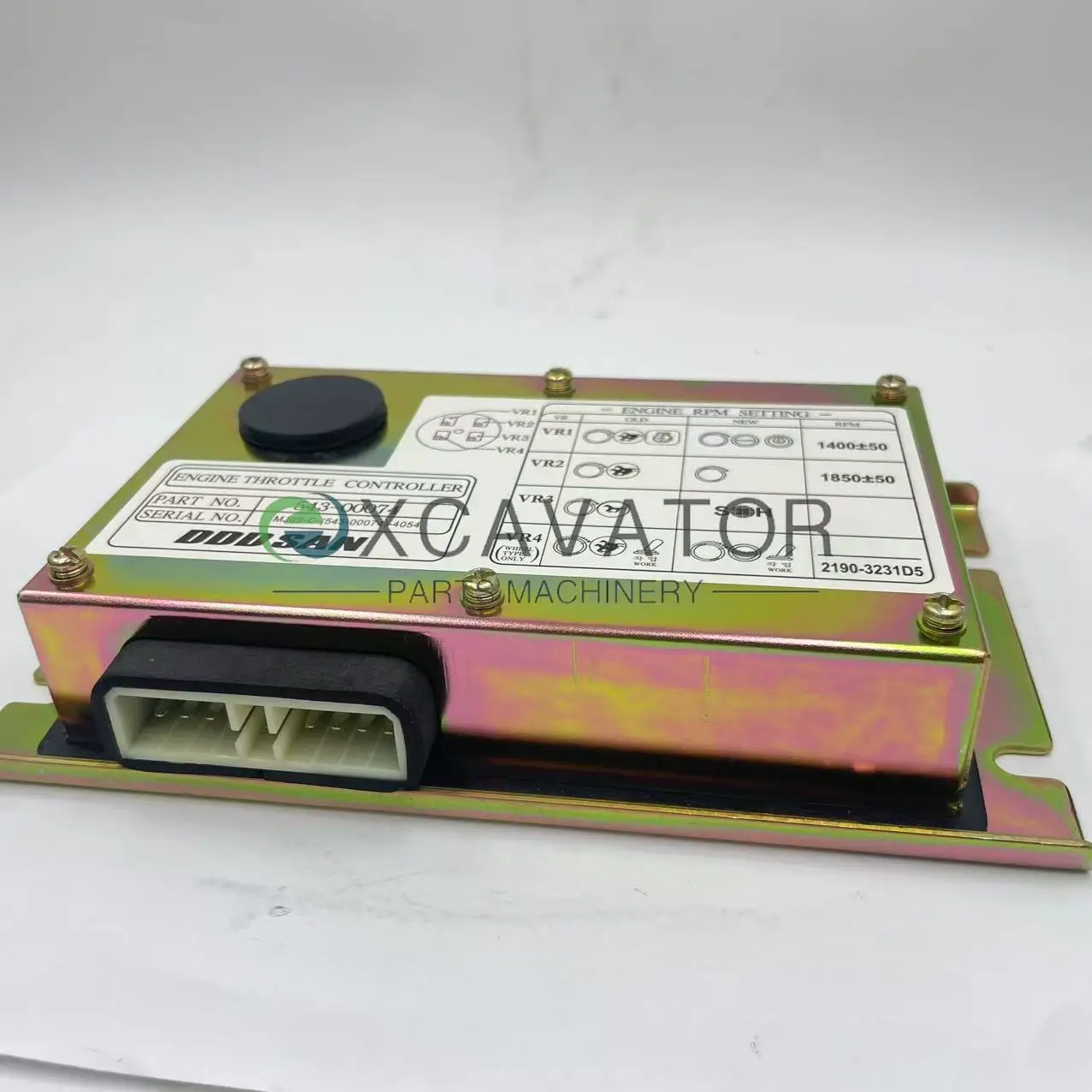 Doosan Daewoo Throttle Control Panel DH150, DH220, DH215, DH225-7, Dx225lc, 543-00074 2543-1036 Computer Version Throttle Panel