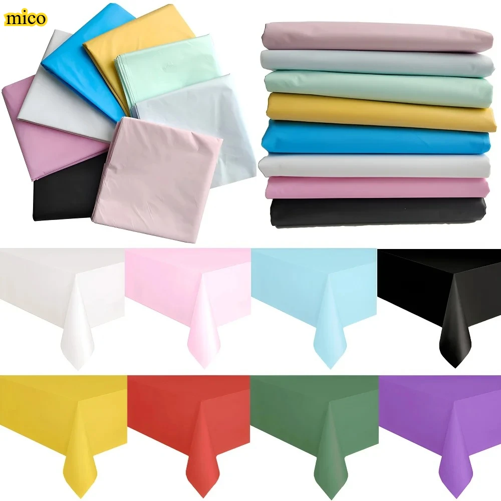 

Solid color disposable tablecloth, fresh and thickened 2.13 meters in solid color