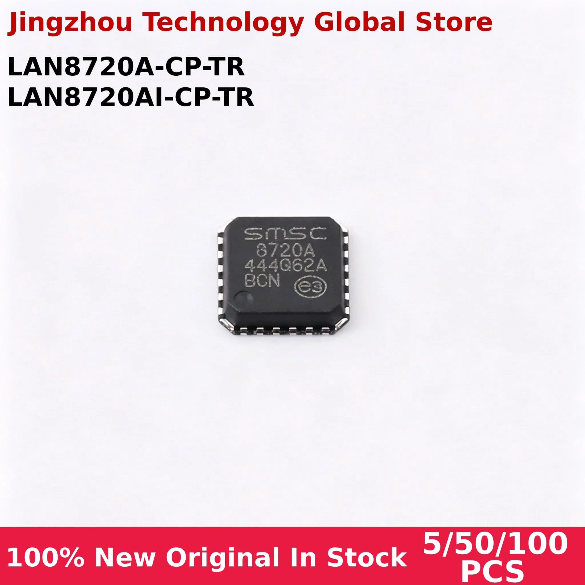 New 5/50/100PCS LAN8720 LAN8720A 8720A LAN8720A-CP-TR LAN8720AI-CP-TR LAN8720AI-CP LAN8720AI LAN8720A-I 8720AI 8720A-I QFN-24