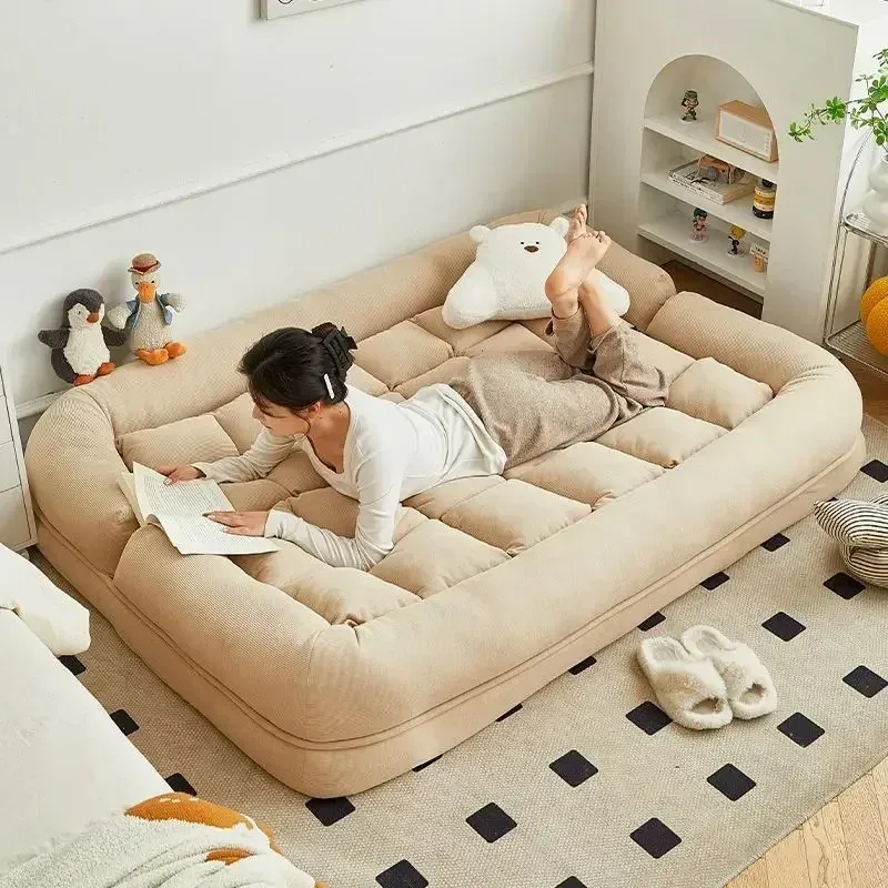 Adjustable Sofa Bed Sleepable Folding Sofa Angle Bedroom Living Room Leisure Chair Recliner Tatami Seating Furniture Beds