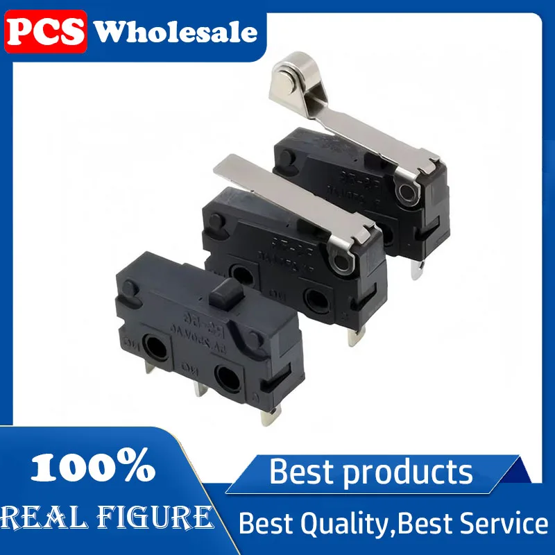 Original micro switch RS-5G travel limit switch 3 pin normally open normally closed 5A250V silver contact