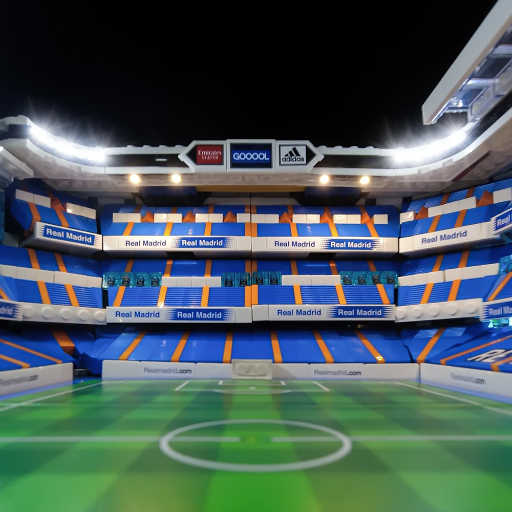 LED Light Kit For Creator 10299 Real Madrid Santiago Bernabeu Stadium Street View Lighting Set Not Included Building Model