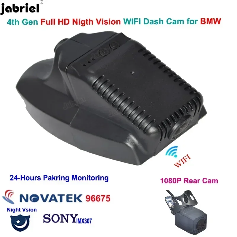 Full HD Wifi 24H Car dvr Dash Cam Cameras Novatek 96675 for BMW E81 E82 E87 E88 E90 E91 E92 E93 E60 E61 E65 E66 E84 E70 E71 E72