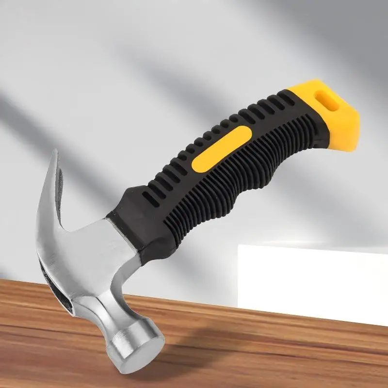 Mini Claw Hammer All-in-one Heavy-duty Nail Pulling Hammer for Woodworking Household Small Hammer