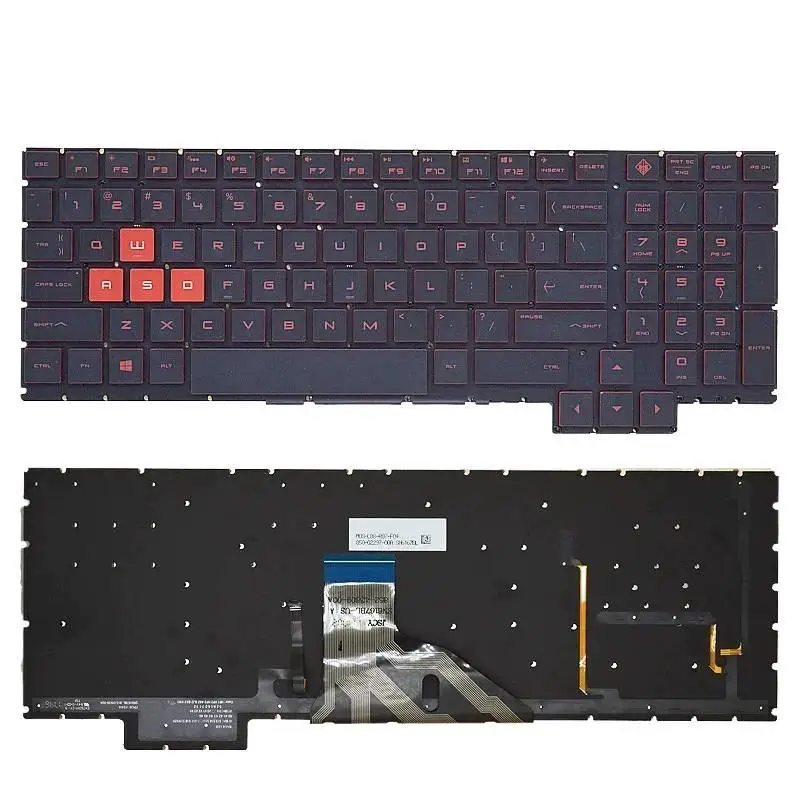 Новая оригинальная сменная клавиатура для ноутбука, совместимая с OMEN3 15-CE 17-AN TPN-Q194 TPN-Q195 (*:*)
