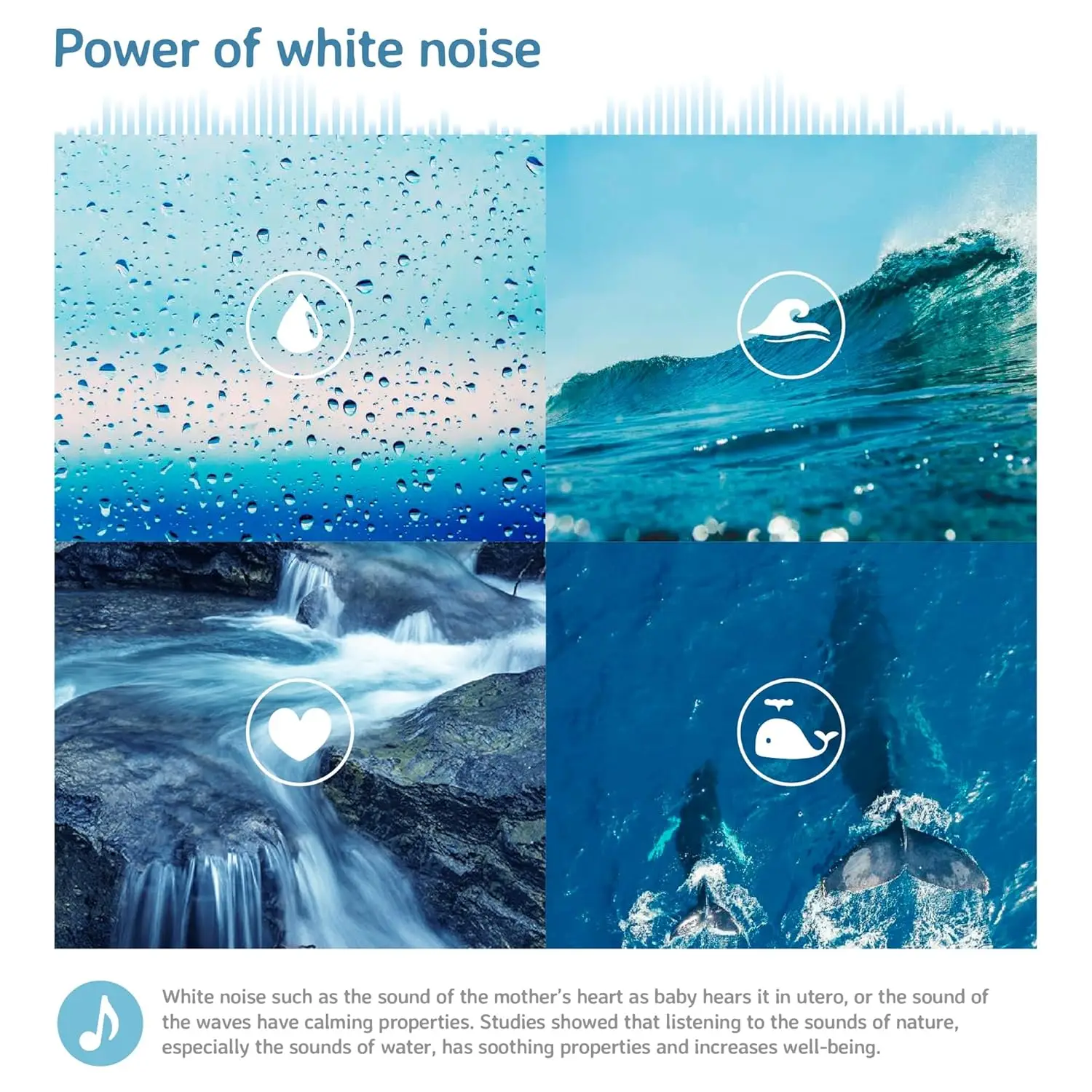 Portable White Noise Machine with Adjustable Sounds & Auto-Off Timer | Perfect for Baby Sleep & Travel