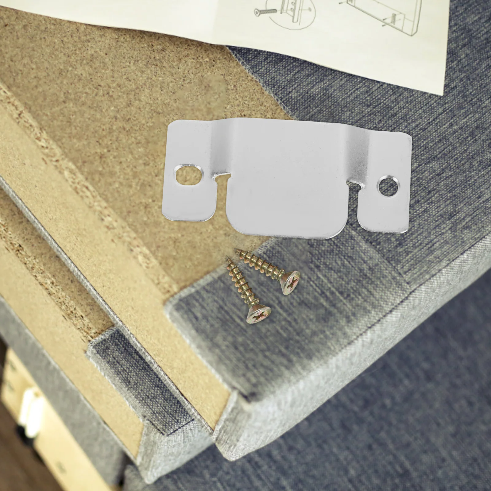 

12Pcs Sectional Sofa Connectors Metal Furniture Brackets for Couch Recliner Chair Strong Joint Snap Recliner Link Parts