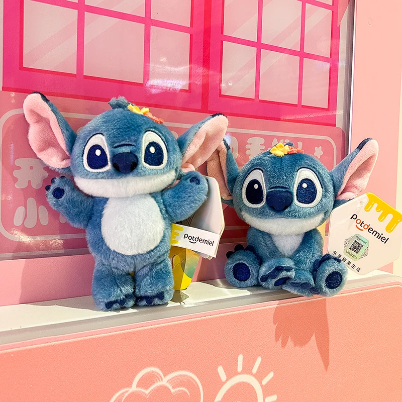 Lilo & Stitch Juguete de peluche con puntadas de coco/encanto para mochila/llavero: un recuerdo de regalo de cumpleaños perfecto para niñas