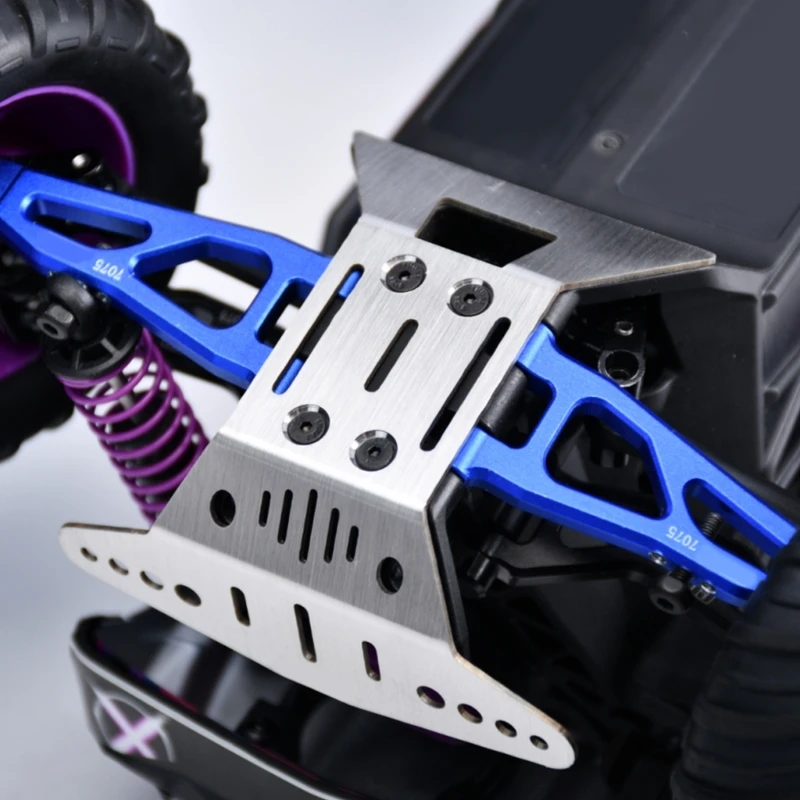 Professional Chassis Guard Bottom Skid Plate For 1/16 Scale Remote Controlled Truck Reinforced Structural Support