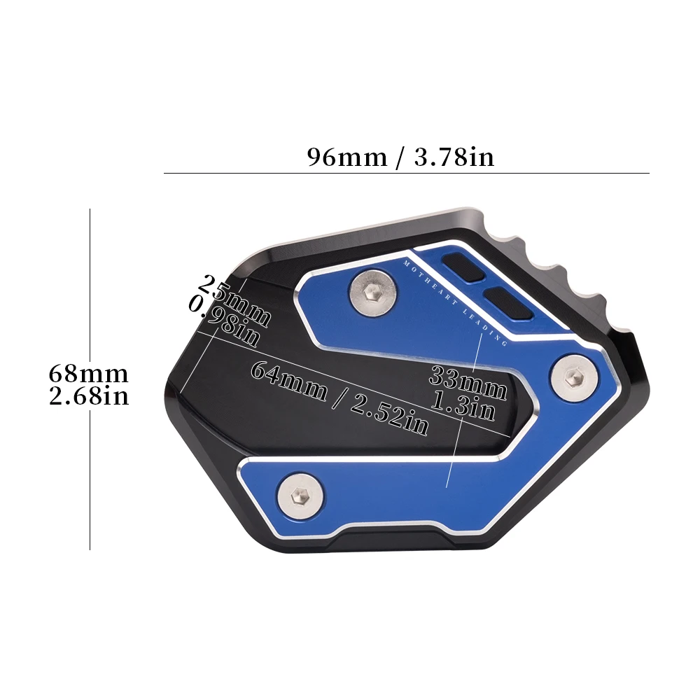 Motorcycle Side Stand Stabilizer For XSR 900 2016-2025 XSR 900 GP 2024-2025 CNC Outdoor Stability Enhancer Accessories